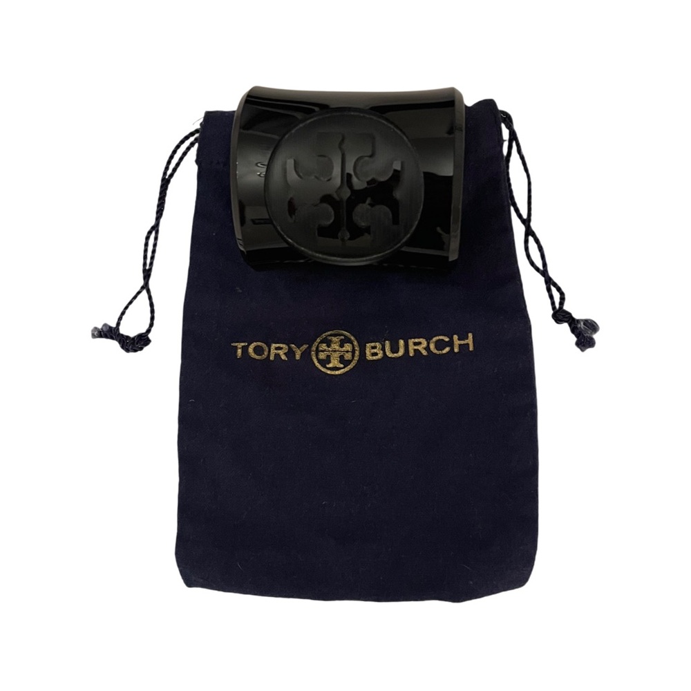 Tory Burch Black resin Cuff bracelet